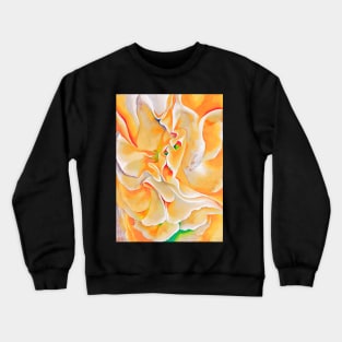 High Resolution Yellow Sweet Peas by Georgia O'Keeffe 1925 Crewneck Sweatshirt